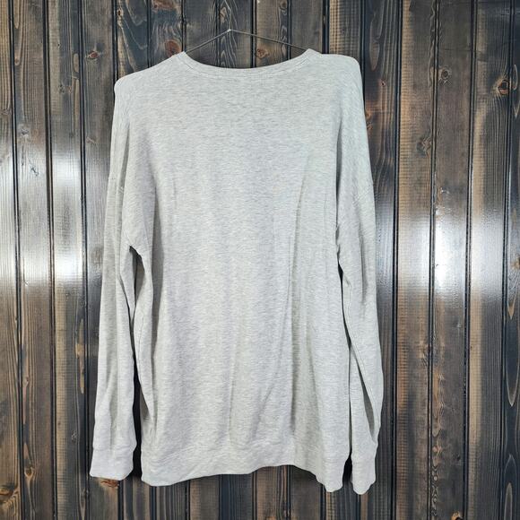 Athleta Studio To Street Sweater Top Gray Size M TALL - Picture 3 of 5